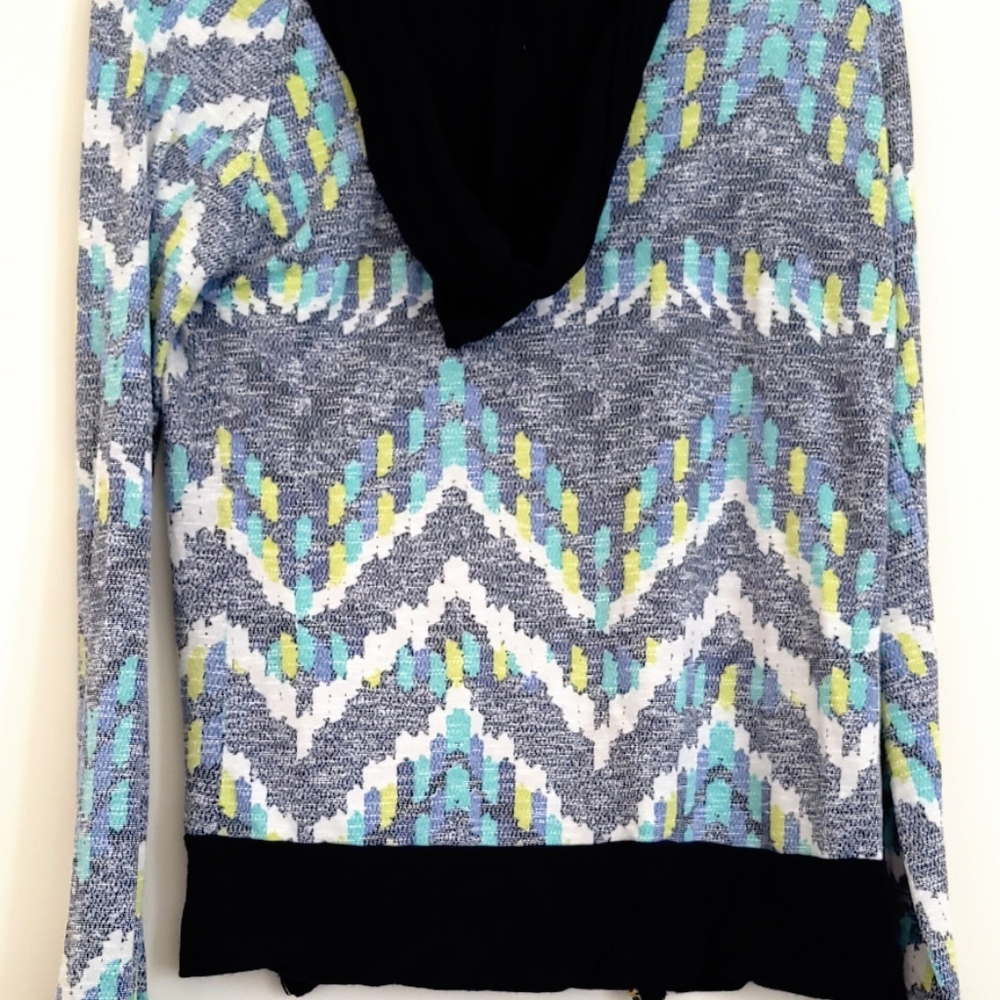 Colorful Light Zip Up Hoodie